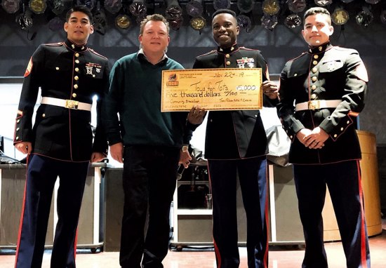 Tachi Palace November Community Breakfast nets $5,000 for Toys for Tots organization The United States Marine Corps accepted a $5,000 check from the Tachi Palace Hotel and Casino from its November breakfast for Toys for Tots.